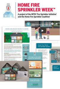 Home Fire Sprinkler Week Materials