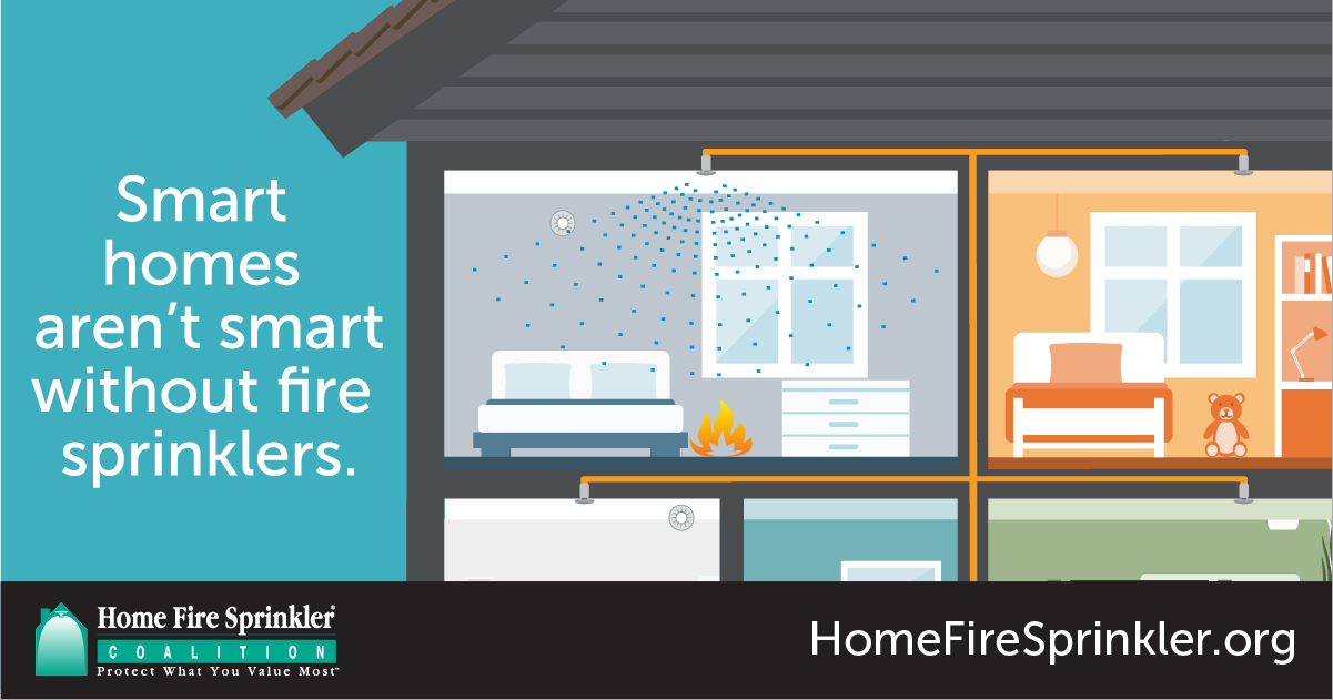 Smart Homes Fire Sprinklers