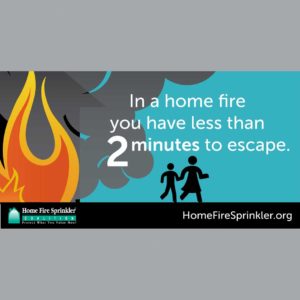 in a home fire you have less than 2 minutes to escape