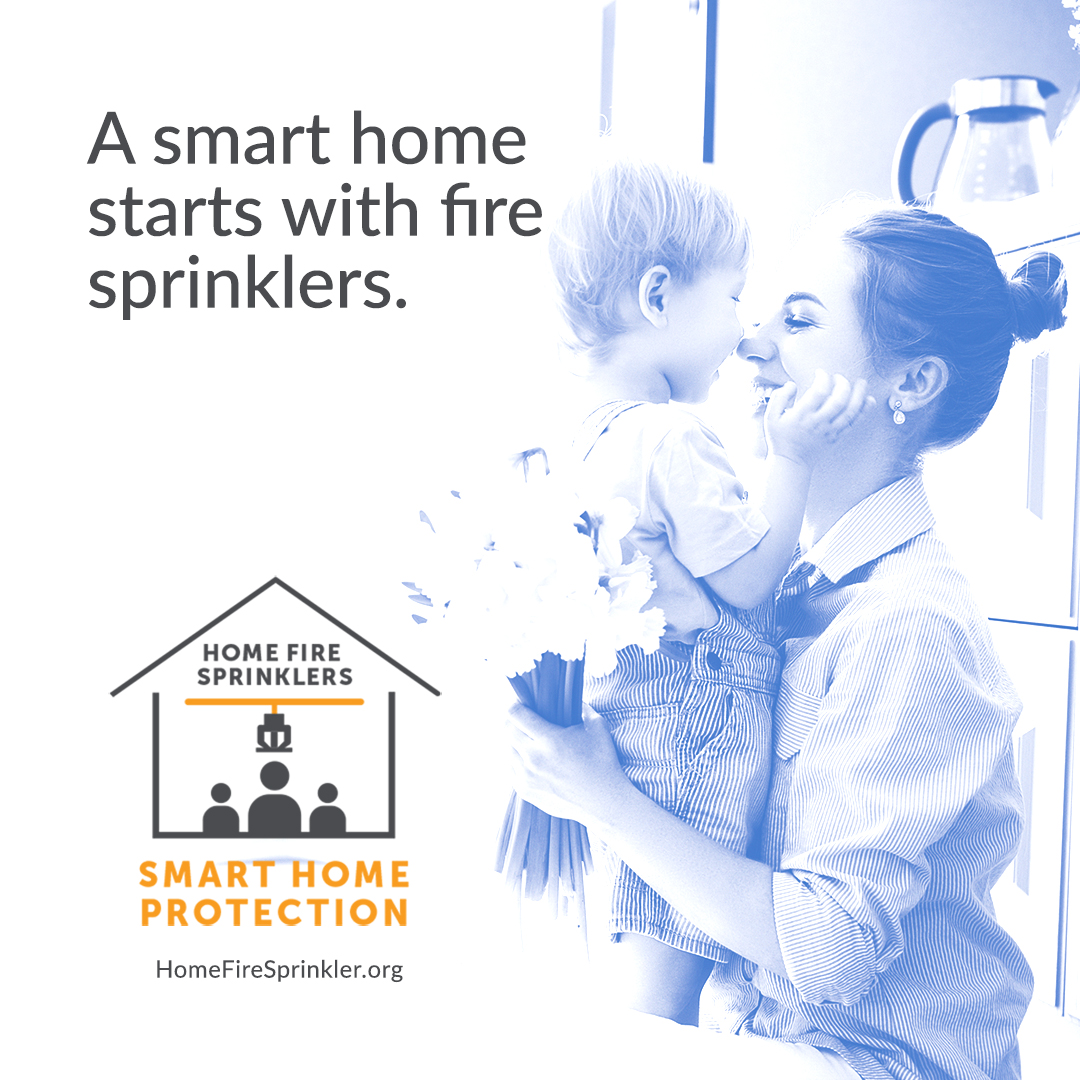 A smart home starts with fire sprinklers
