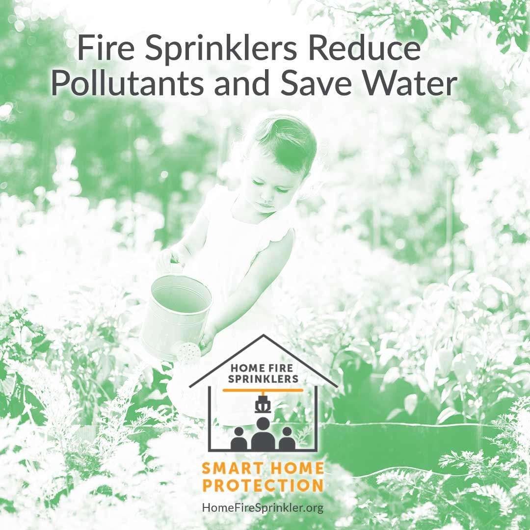 Fire Sprinklers Reduce Pollutants