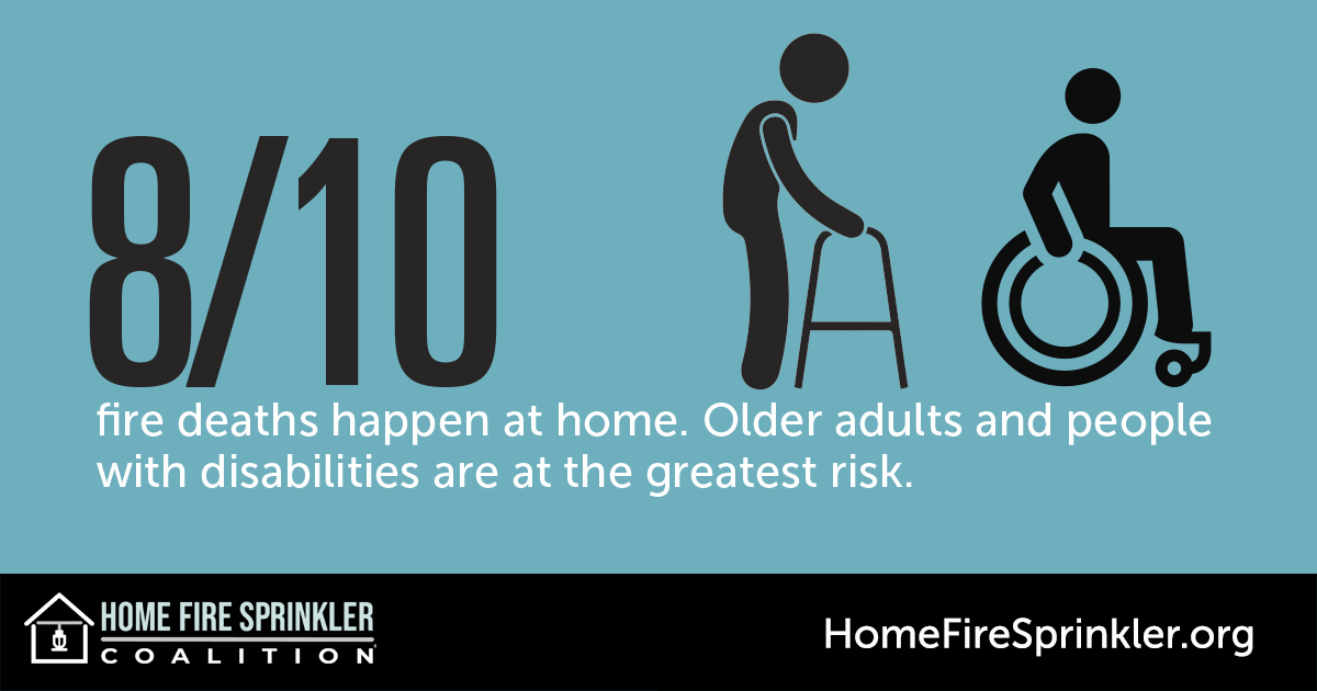 8 out of 10 fire deaths happen at home.