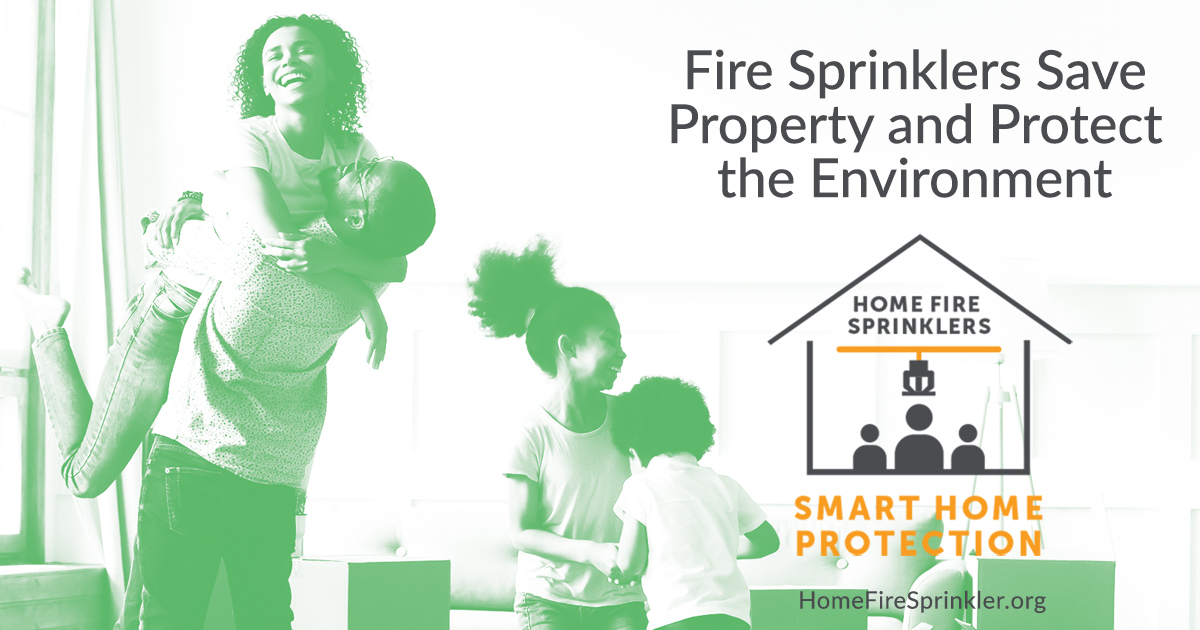 fire sprinklers save property and protect the environment