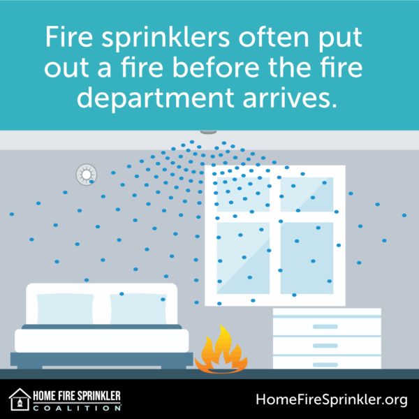 Fire Sprinklers put out a fire before fire department - Home Fire ...