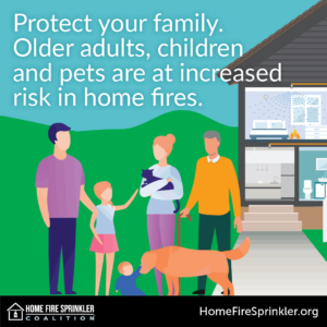 protect your family. older adults, children and pets are at increased risk in home fires.