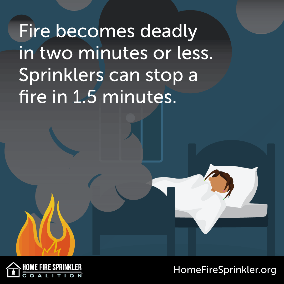 fire becomes deadly in 2 minutes or less