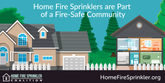 fire sprinklers are part of a fire-safe community