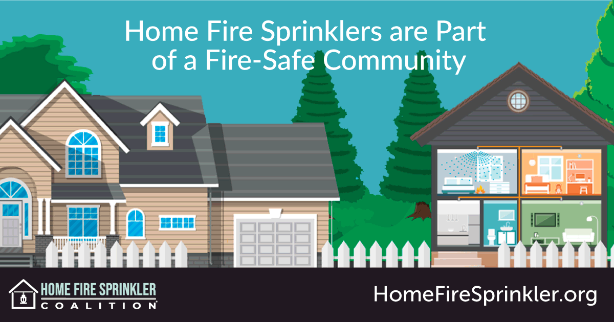 fire sprinklers are part of a fire-safe community