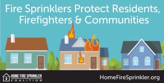 fire sprinklers protect residents and communities