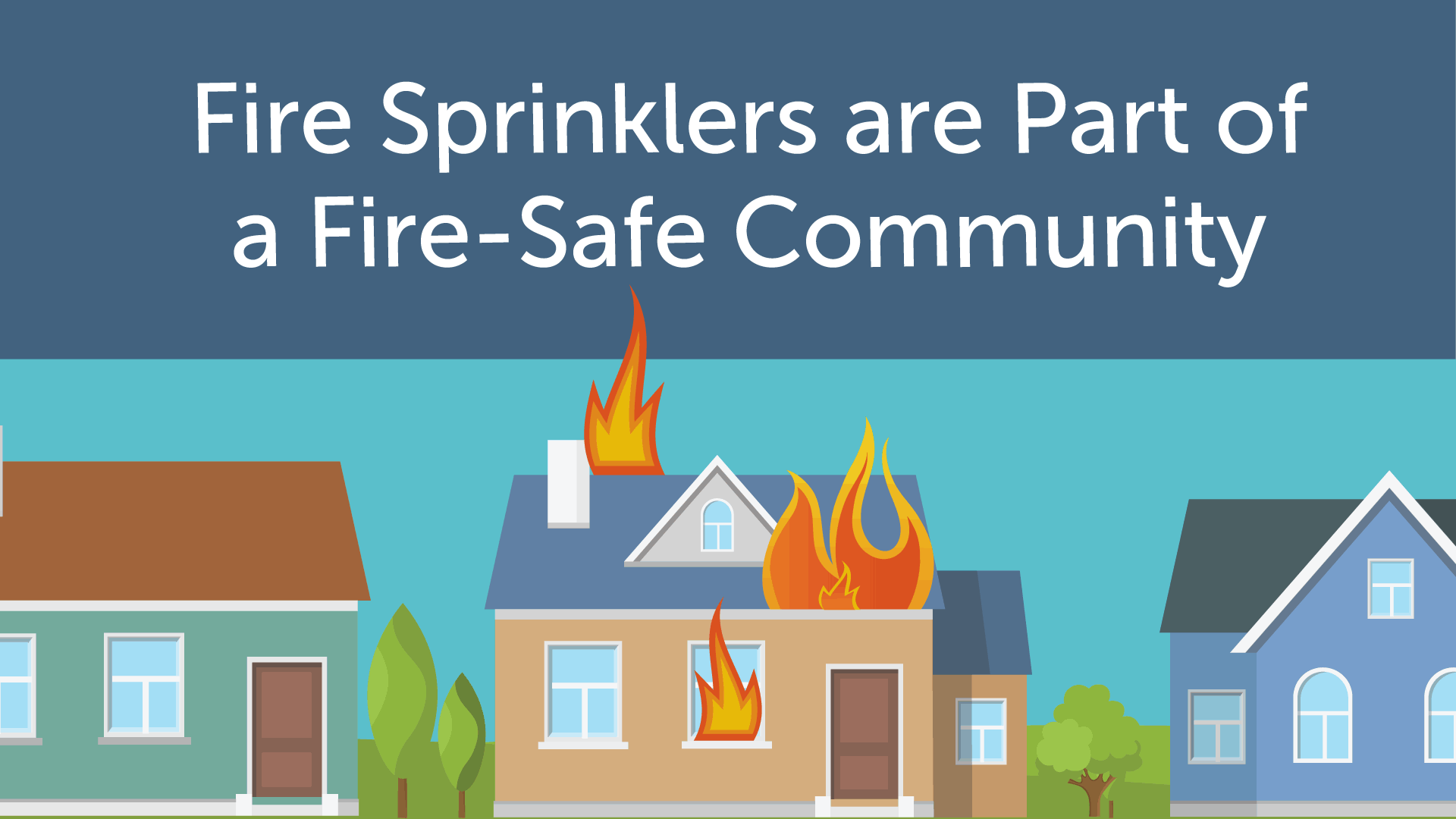 fire sprinklers part of fire safe community
