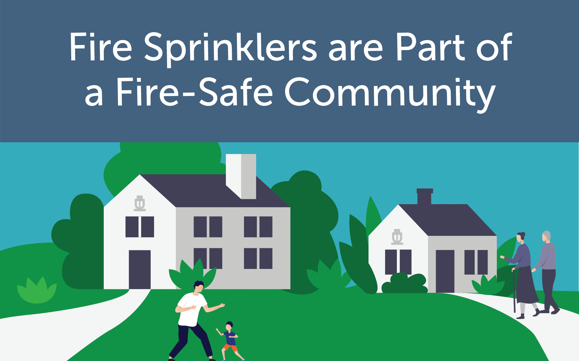 fire-safe-community fire sprinklers are part of a fire-safe community