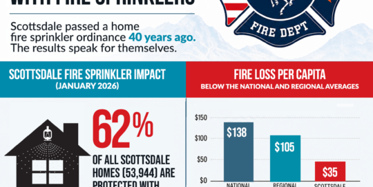 Scottsdale 40 years of protecting homes with fire sprinklers